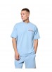 Madison Kohl MK Club Oversized T-Shirt - Placid Blue