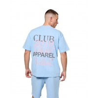 Madison Kohl MK Club Oversized T-Shirt - Placid Blue