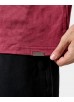 Madison Kohl MK Monogram Relaxed T-Shirt - Burgundy