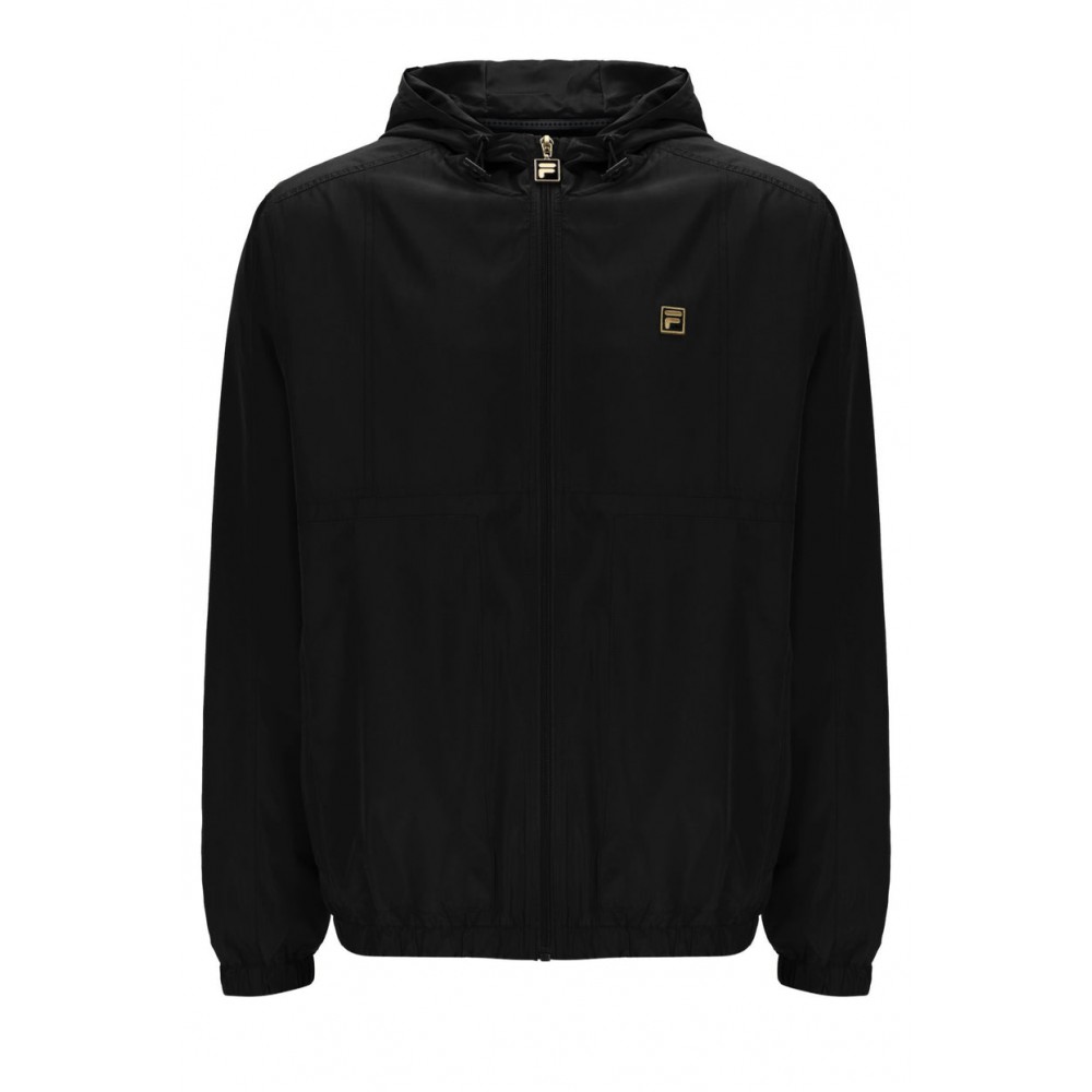 Fila Gold Ian Full Zip Windbreaker Jacket - Black