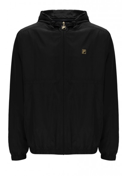 Fila Gold Ian Full Zip Windbreaker Jacket - Black