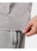 Madison Kohl MK Club Oversized T-Shirt - Washed Grey / Transcendant Pink