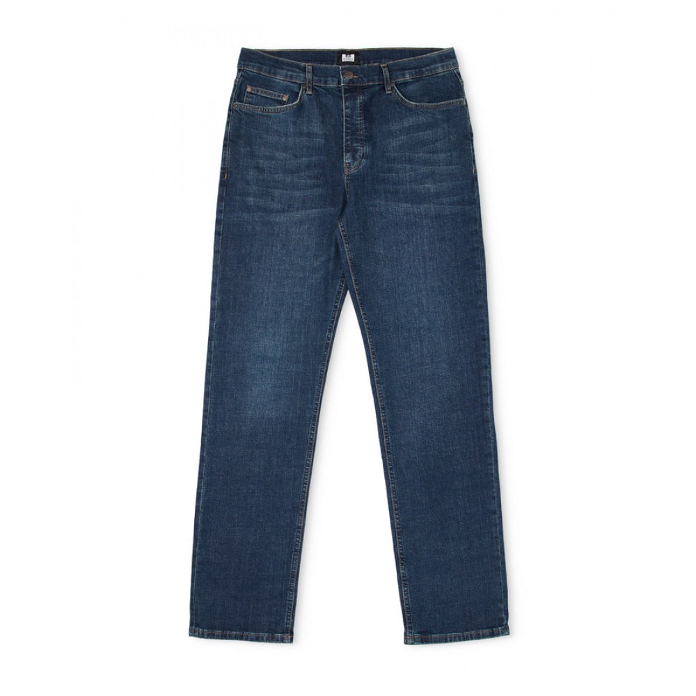 Weekend Offender Straight Fit Denim Jeans - Dark Vintage Blue