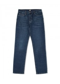 Weekend Offender Straight Fit Denim Jeans - Dark Vintage Blue