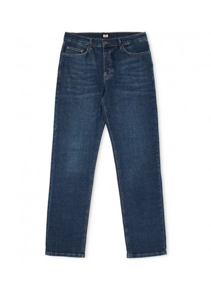 Weekend Offender Straight Fit Denim Jeans - Dark Vintage Blue
