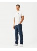 Weekend Offender Straight Fit Denim Jeans - Dark Vintage Blue