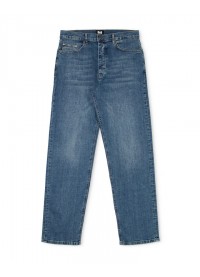 Weekend Offender Loose Fit Denim Jeans - Washed Vintage Blue