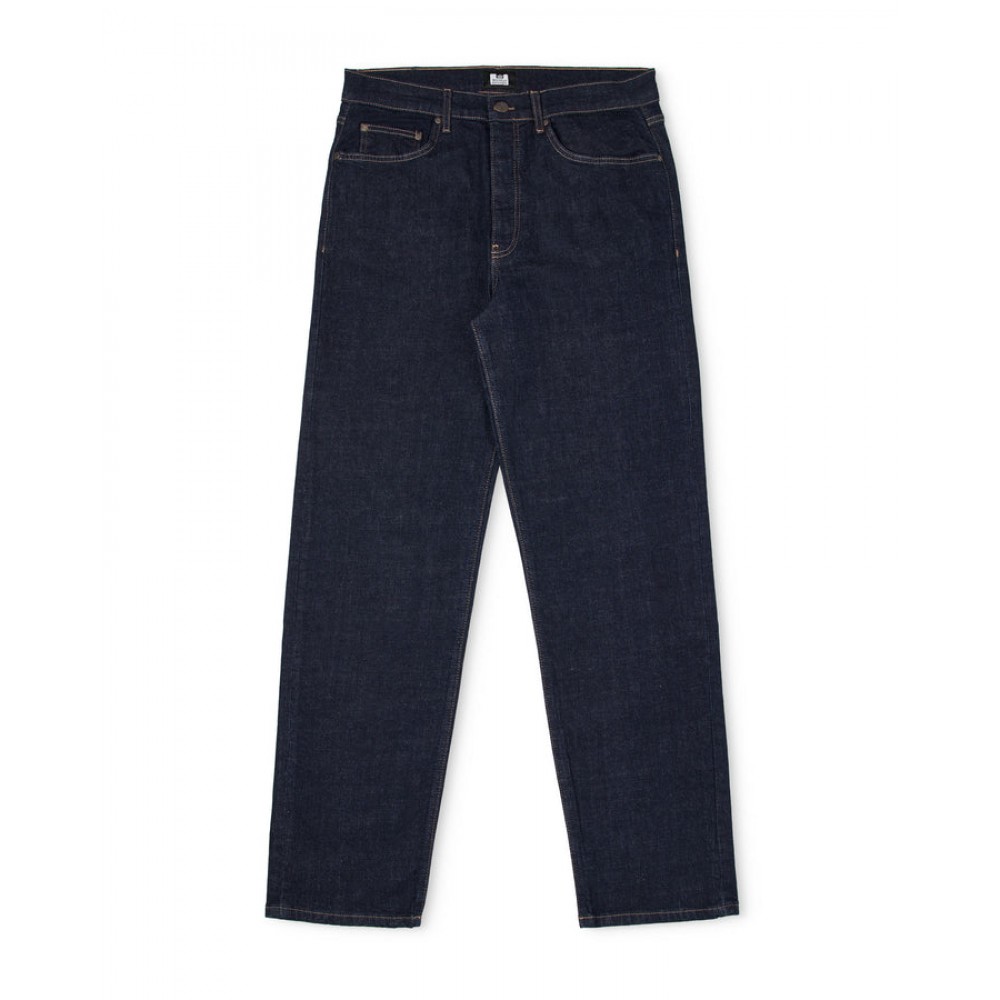 Weekend Offender Loose Fit Denim Jeans - Dark Vintage Blue