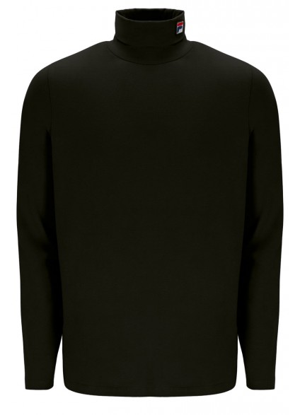FILA 19TH CLASSIC ROLL NECK SWEATER - BLACK