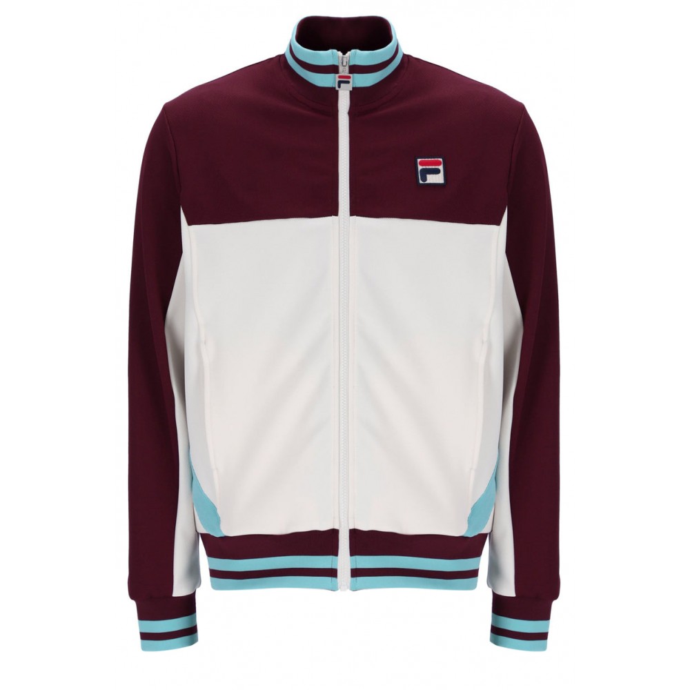 FILA TIE BREAKER FUNNEL NECK JACKET - FIG