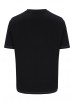 FILA TREY CONTRAST STITCH TEE - BLACK