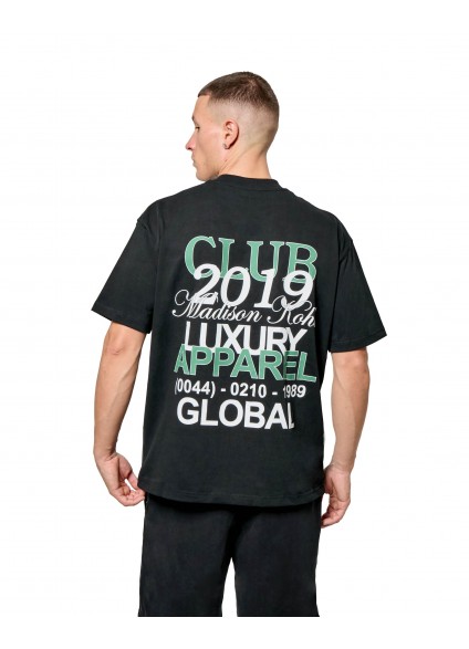 Madison Kohl MK Club Oversized T-Shirt - Black Madison Kohl MK Club Oversized T-Shirt - Black