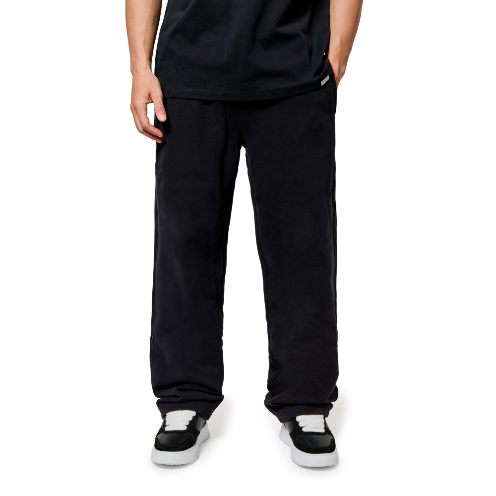 Madison Kohl MK Blank Relaxed Open Hem Sweatpant - Black