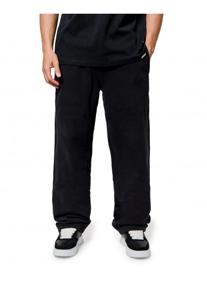 Madison Kohl MK Blank Relaxed Open Hem Sweatpant - Black