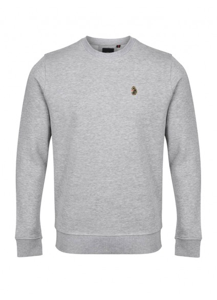 Luke Sport London Sweatshirt - Mid Marl Grey