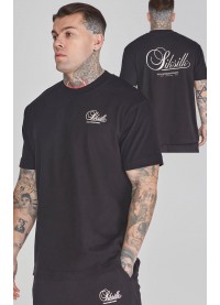 SikSilk Graphic T-Shirt - Black