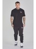 SikSilk Graphic T-Shirt - Black