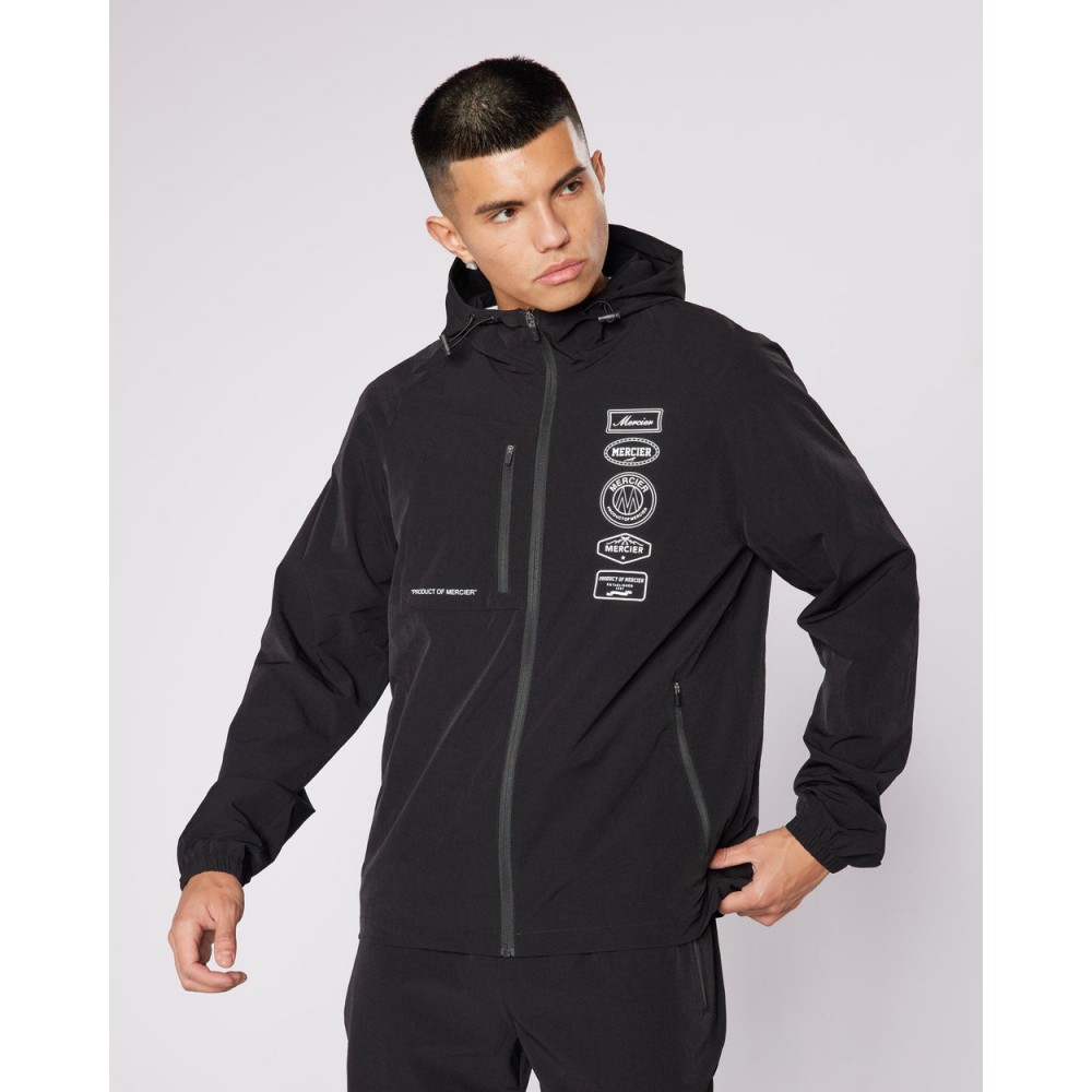 Mercier Cadrock Windbreaker - Black