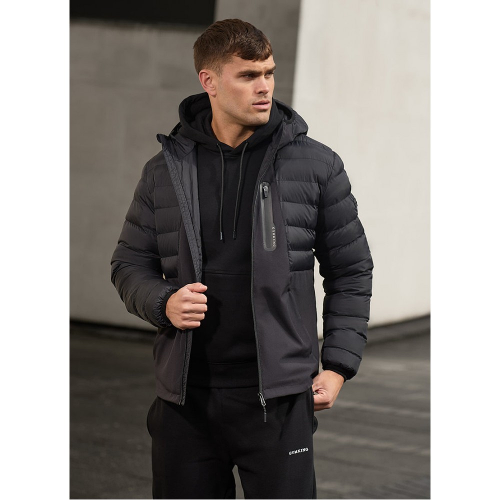 Gym King Summit Hybrid Jacket - Black