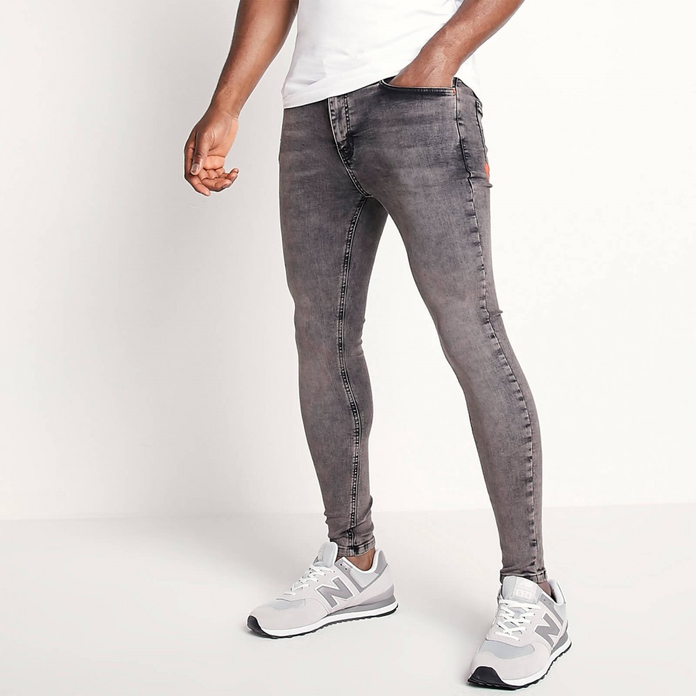 11 Degrees Sustainable Stretch Jeans Skinny Fit - Grey Wash