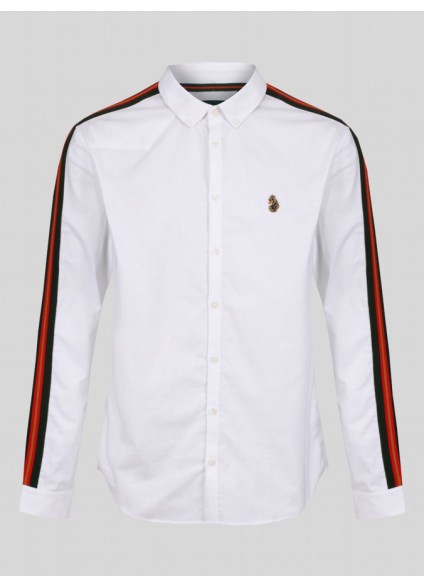 Luke Sport Stripe Club Shirt - White