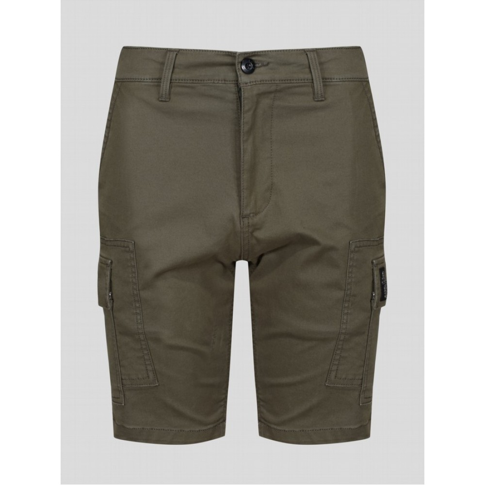 Luke Hawkeye Pierce Cargo Shorts - Military Green 