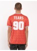 Luke 1977 Tears 90 Retro Football T-Shirt - Red Mix