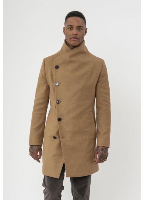 Religion funnel neck sale coat in camel