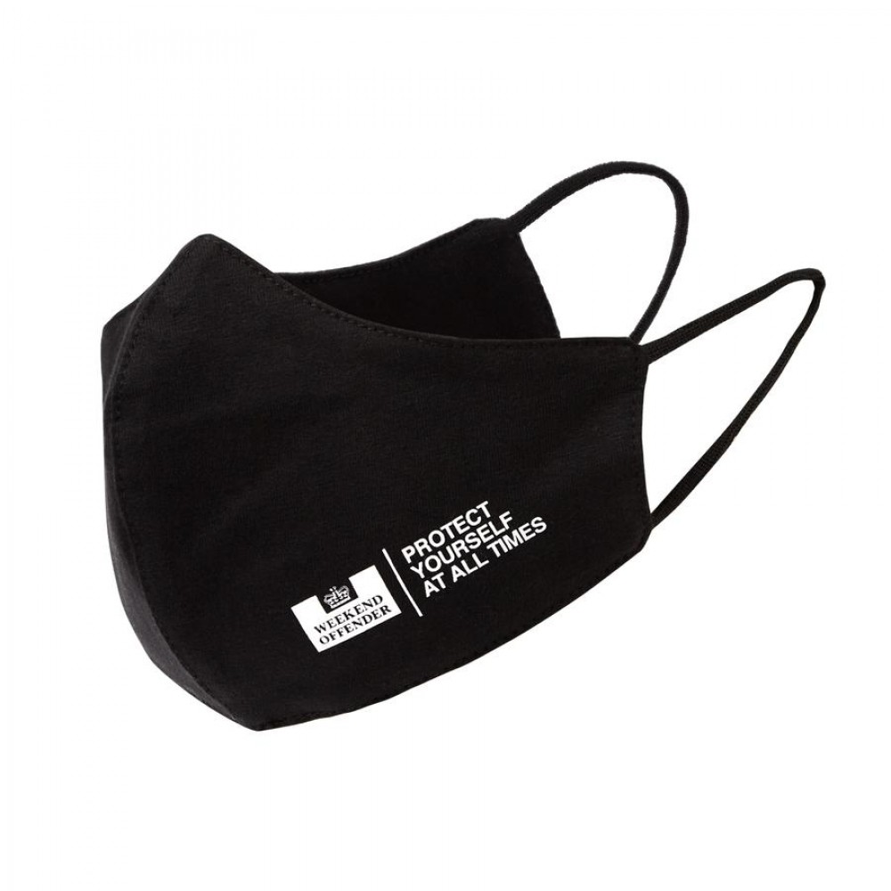 Weekend Offender Protect Yourself Face Mask Black