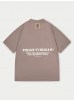 THE COUTURE CLUB HEAVYWEIGHT COPYRIGHT T-SHIRT - COFFEE