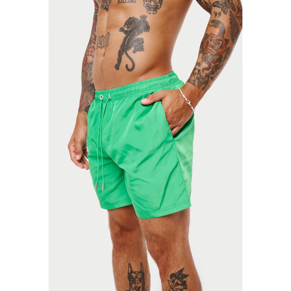 THE COUTURE CLUB WATER REACTIVE SWIM SHORTS - GREEN