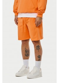 THE COUTURE CLUB CTRE HEAVYWEIGHT WASHED SHORTS - ORANGE