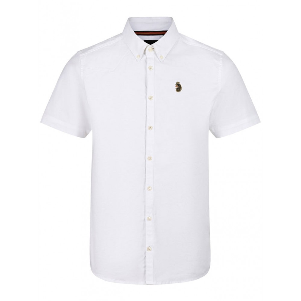 Luke Sport Cambridge Short Sleeve Shirt - White