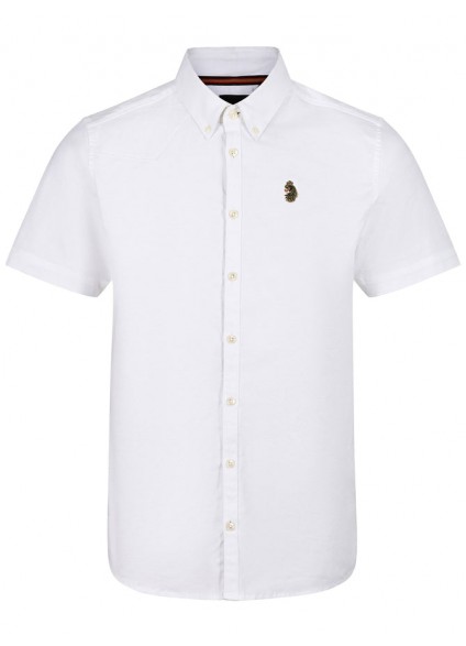 Luke Sport Cambridge Short Sleeve Shirt - White