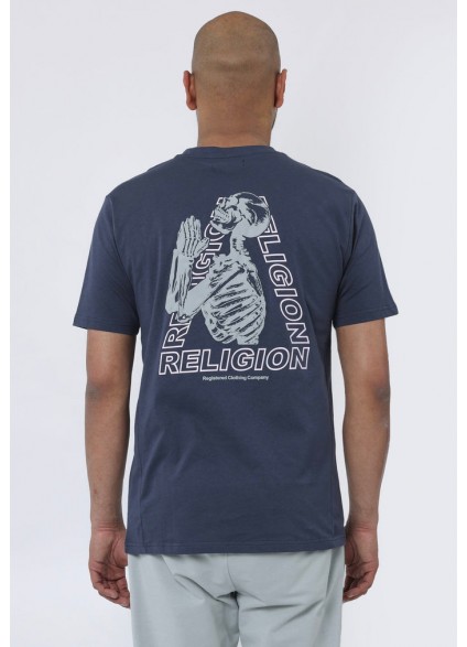 Religion Pyramid T-Shirt - Indigo
