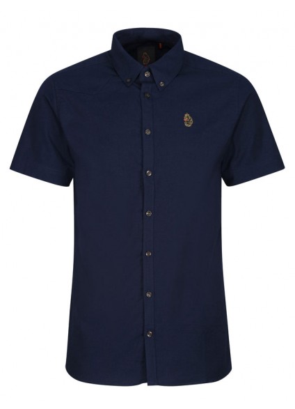 Luke Sport Cambridge Short Sleeve Shirt - Dark Navy