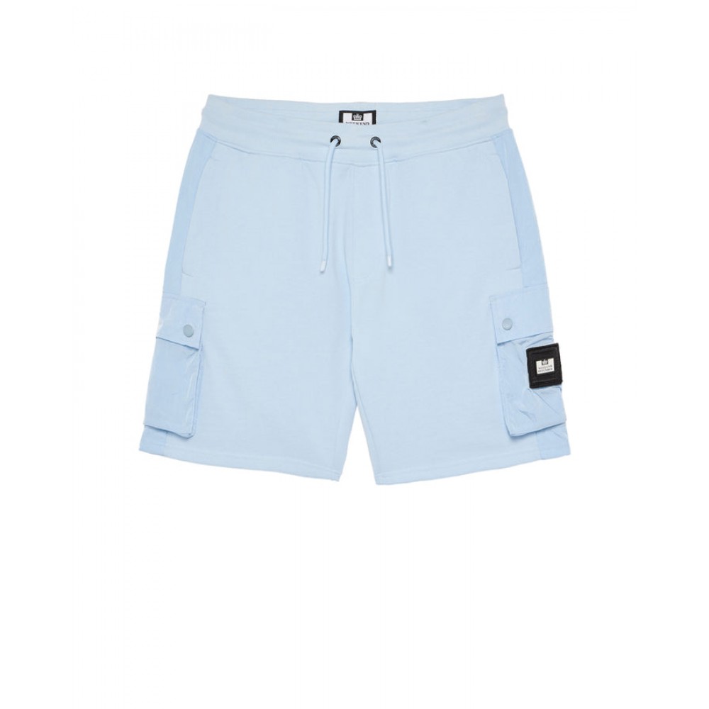 Weekend Offender Pink Sands Jogger Shorts - Ocean Wave