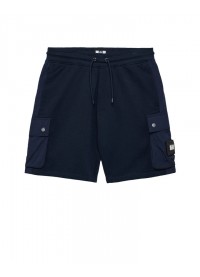 Weekend Offender Pink Sands Jogger Shorts - Navy