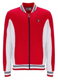 FILA SETTANTA BASEBALL TRACK JACKET - RED