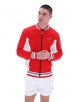 FILA SETTANTA BASEBALL TRACK JACKET - RED