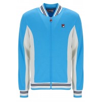 FILA SETTANTA BASEBALL TRACK JACKET - CYAN BLUE