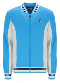 FILA SETTANTA BASEBALL TRACK JACKET - CYAN BLUE