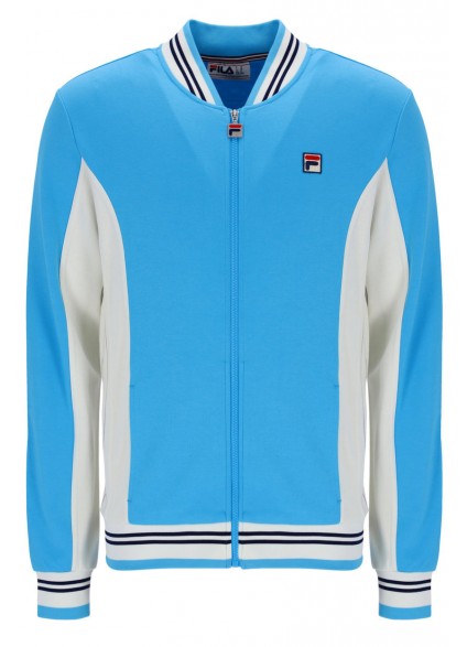FILA SETTANTA BASEBALL TRACK JACKET - CYAN BLUE