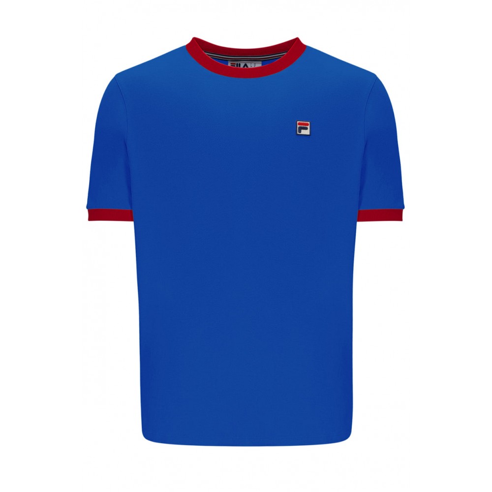 FILA MARCONI ESSENTIAL RINGER T-SHIRT - TURKISH SEA BLUE