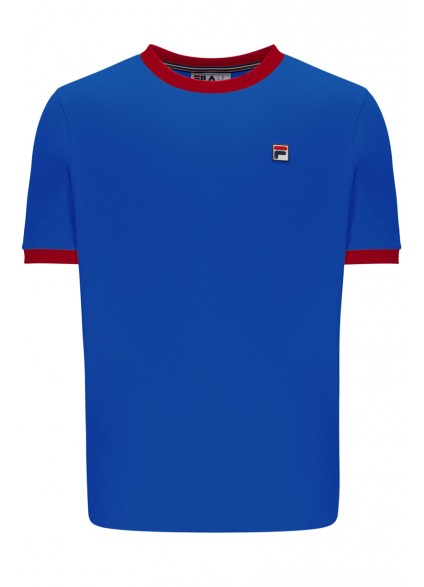FILA MARCONI ESSENTIAL RINGER T-SHIRT - TURKISH SEA BLUE