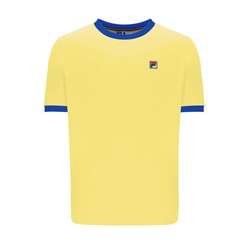 FILA MARCONI ESSENTIAL RINGER T-SHIRT - POPCORN YELLOW