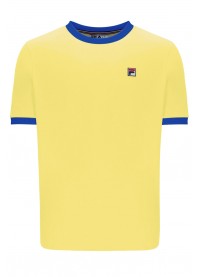 FILA MARCONI ESSENTIAL RINGER T-SHIRT - POPCORN YELLOW