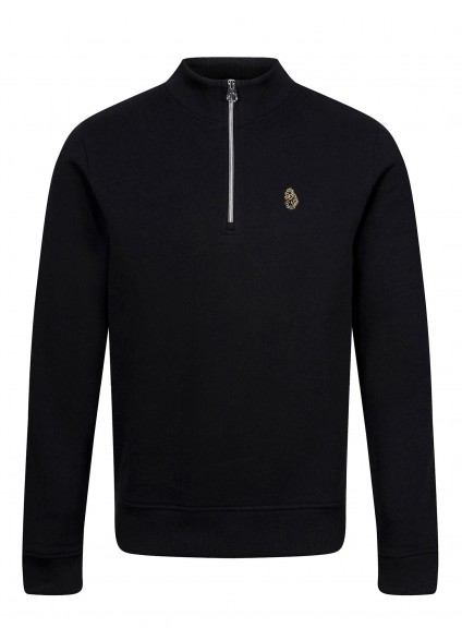 Luke 1977 Sydney 1000 1/4 Zip Sweatshirt - Black