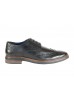 Front Morrison Brogue Shoe - Black