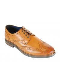 Front Morrison Brogue Shoe - Tan